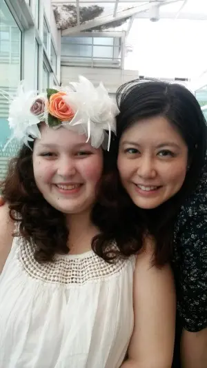 Marina Alonzo mit Dr. Kusuma